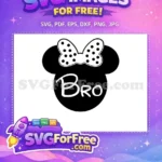 Free Mickey Head Silhouette Free Sayings Design Movie Free SVG 3 - Instant Download
