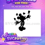 Free Hearts Balloons Free Rose Silhouette Mickey Mouse Free SVG - Instant Download