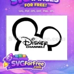 Free Mickey Mouse Ears Free Disney Channel Logo Movie Free SVG - Instant Download