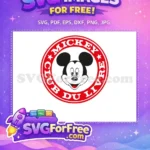 Free Smiling Face Free Black Ears Mickey Club Free SVG - Instant Download