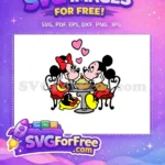 Free Minnie Red Bow Free Mickey Pie Date Free SVG - Instant Download