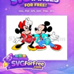 Free Cheerful Expression Free Red Dress Mickey Mouse Free SVG - Instant Download