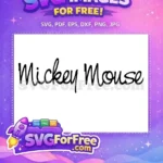 Free Mickey Mouse Ears Free Black Outline Disney Free SVG - Instant Download