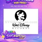 Free Conductor Mickey Free Silhouette Walt Disney Records Free SVG - Instant Download