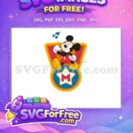 Free Musical Note Free Happy Mickey Mouse Free SVG - Instant Download