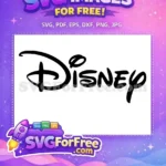 Free Classic Font Free Black Bold Disney Free SVG - Instant Download