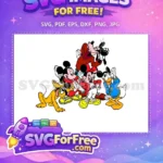 Free Cheerful Expressions Free Colorful Outfits Mickey Mouse Free SVG - Instant Download
