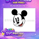 Free Smiling Face Free Classic Mickey Mouse Free SVG 2 - Instant Download