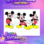 Free Classic Pose Free Red Shorts Mickey Mouse Free SVG - Instant Download