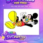 Free Yellow Shoes Free Blue Glasses Mickey Mouse Free SVG - Instant Download