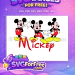 Free Classic Poses Free Yellow Shoes Mickey Mouse Free SVG - Instant Download