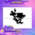Free Pointing Up Free Cameraman Mickey Mouse Free SVG - Instant Download