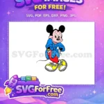 Free Smiling Mickey Free Gold Watch Disney Free SVG - Instant Download