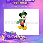 Free Green Hat Free Green Scarf Mickey Free SVG - Instant Download