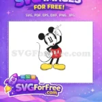 Free Confused Expression Free Red Shorts Mickey Mouse Free SVG - Instant Download