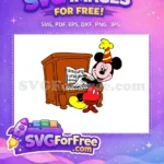 Free Smiling Mickey Free Piano Player Disney Free SVG - Instant Download