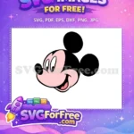 Free Smiling Face Free Classic Mickey Mouse Free SVG 4 - Instant Download