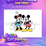 Free Smiling Minnie Free Daisy Red Hat Mickey Free SVG - Instant Download
