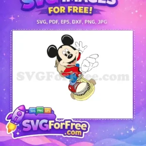Free Backpack Detail Free Skateboard Ride Mickey Mouse Free SVG