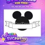 Free Classic Mickey Free Banner Disney Free SVG - Instant Download