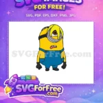 Free Scared Expression Free One Eye Minions Movie Free SVG - Instant Download