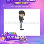 Free Smirking Gru Free Arms Crossed Despicable Me Free SVG - Instant Download
