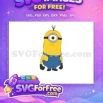 Free One-Eyed Goggles Free Sad Expression Despicable Me Free SVG - Instant Download