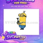 Free One-Eyed Minion Free Bazooka Weapon Despicable Me Free SVG - Instant Download