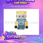 Free Square Eyes Free Blue Overalls Minions Free SVG 1 - Instant Download