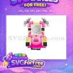 Free Pink Hair Minion Free Girly Costume Minions Free SVG - Instant Download