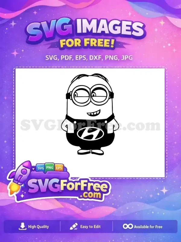 Free Grinning Minion with Goggles Free Hyundai Logo Overalls Minions Movie Character Free SVG Free Grinning Minion with Goggles Free Hyundai Logo Overalls Minions Movie Character Free SVG
