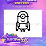 Free One-Eyed Minion Free Smiling Face Minions Free SVG 2 - Instant Download