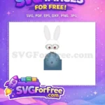 Free Bunny Ears Free Brown Eyes Minion Free SVG - Instant Download