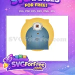 Free One-Eyed Robot Minion Free Blue Overalls Despicable Me Free SVG - Instant Download