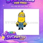 Free Googly Eyes Free Blue Overalls Minion Free SVG 2 - Instant Download