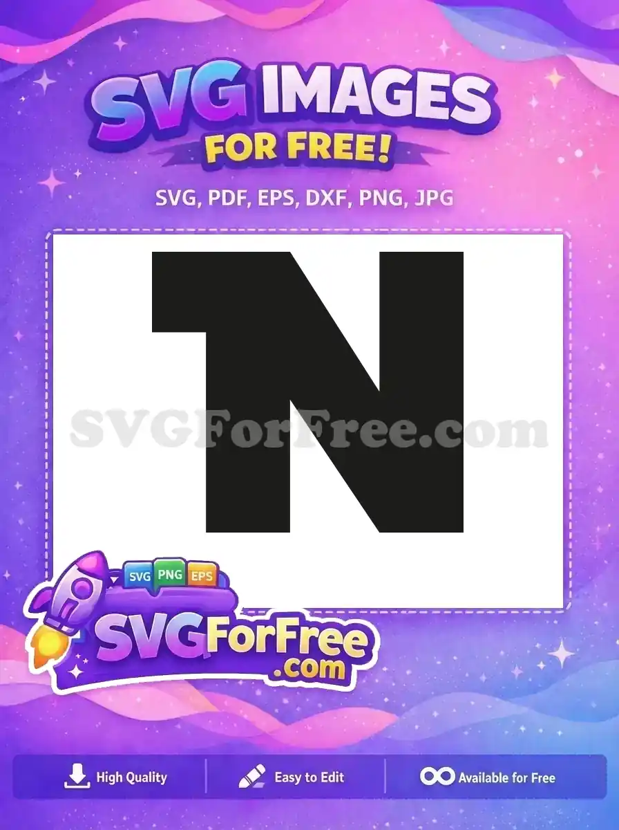 Free Letter N Free Minnie Font Alphabet Free SVG