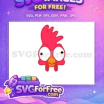 Free Red Angry Bird Free Cartoon Character Movie Free SVG - Instant Download