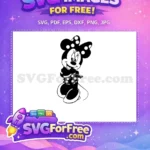 Free Cute Minnie Free Happy Mickey Mouse Free SVG 2 - Instant Download