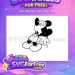 Free Black White Angry Mickey Free Scared Expression Movie Free SVG - Instant Download