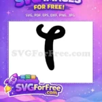 Free Minnie Number 1 Free Black Font Minnie Free SVG - Instant Download