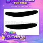 Free Minnie Font Upper Free Lower Case Free SVG - Instant Download