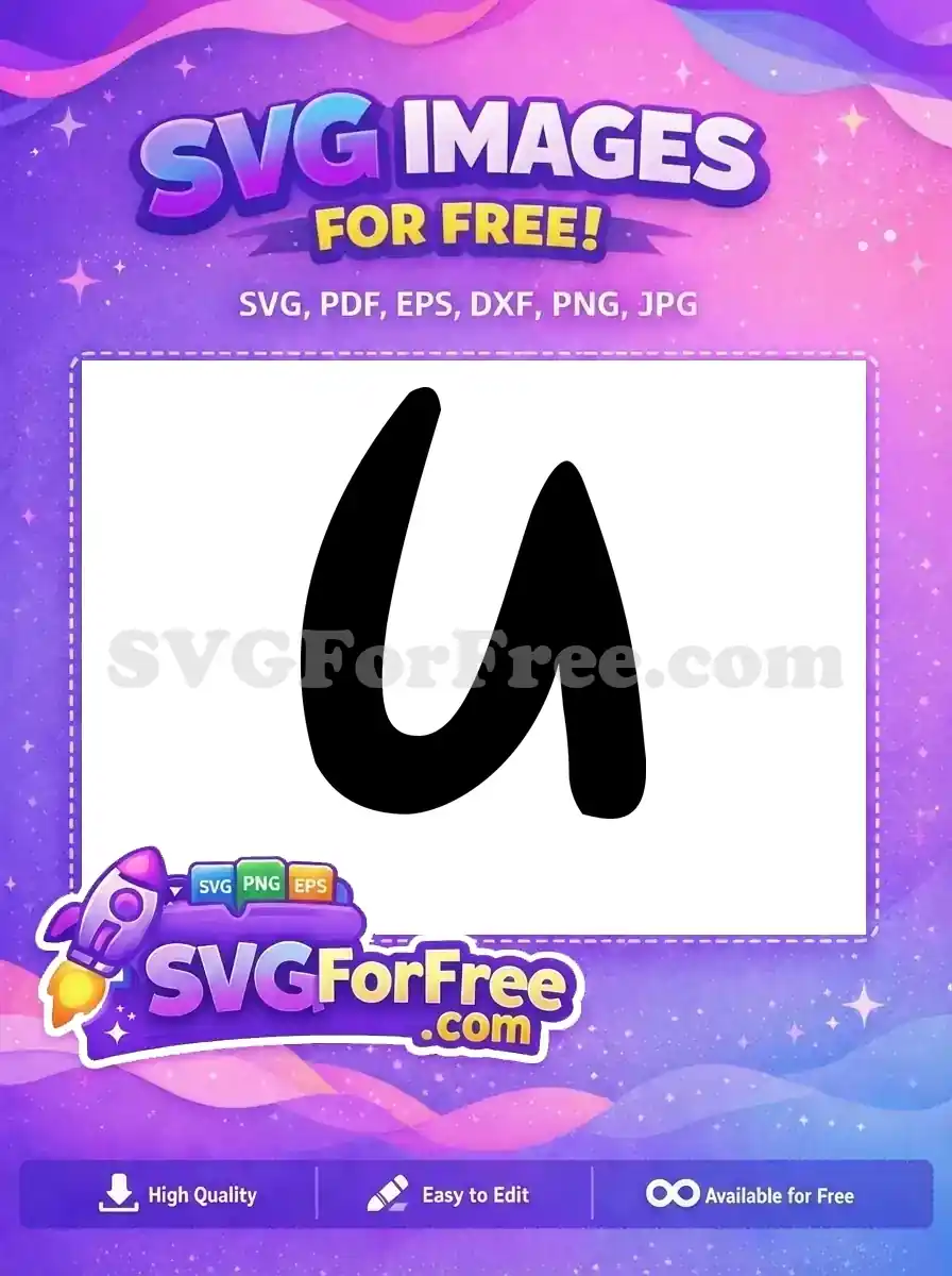 Free Minnie Bold Letter Free Initial Monogram Free SVG