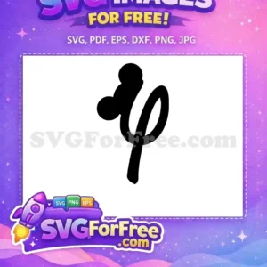 Free Black Minnie Font Free Initial Letter Free SVG
