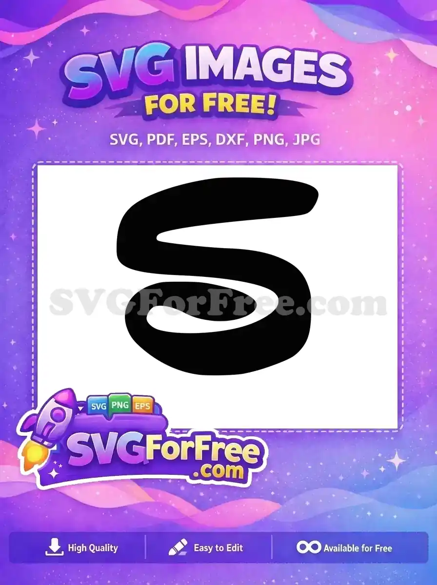 Free Minnie Initial S Free Bold Font Disney Free SVG