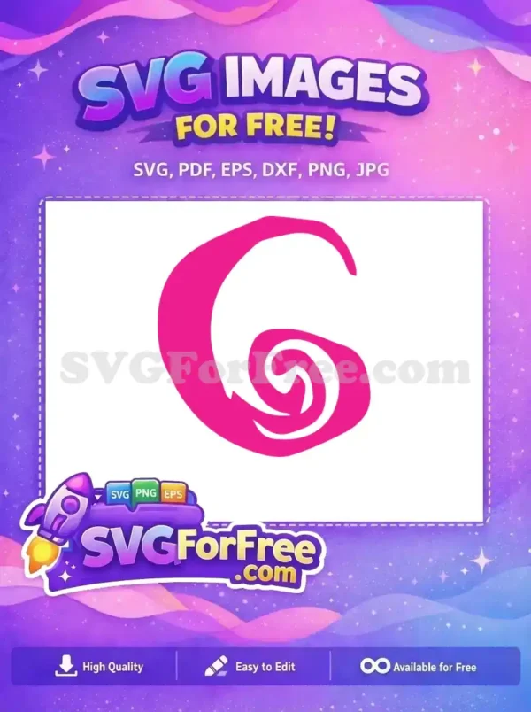 Free Pink Minnie Free Letter Font Minnie Free SVG