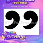 Free Minnie Ears Free Font Black Minnie Free SVG - Instant Download