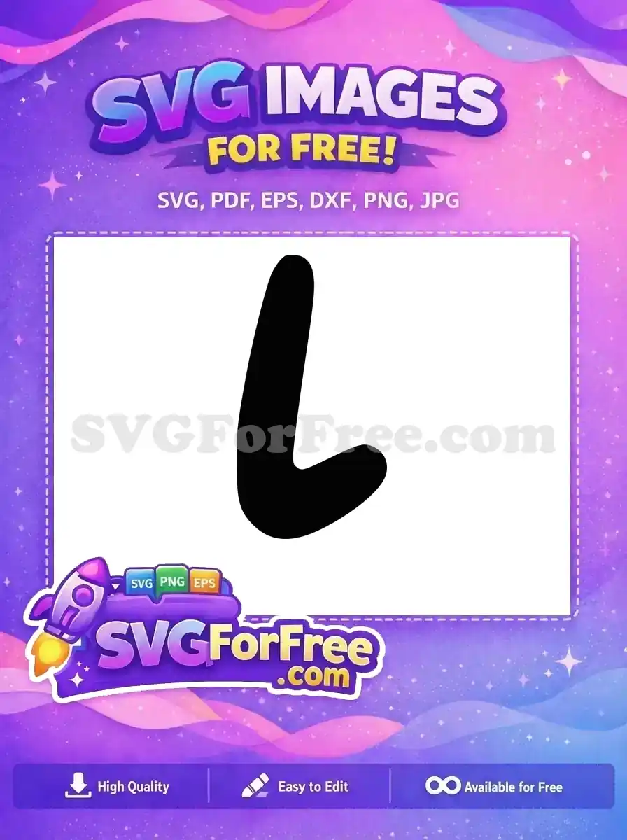 Free Letter L Free Minnie Font Alphabet Free SVG