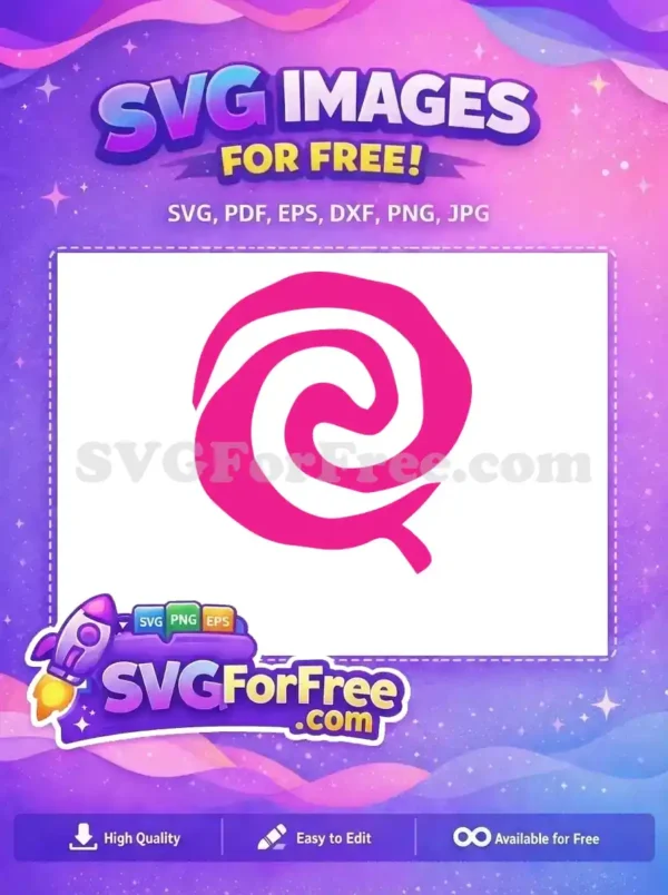 Free Pink Swirl Symbol Free Heart of Te Fiti Moana Free SVG