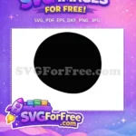 Free Minnie Font Free Black Silhouette Graphic Free SVG - Instant Download