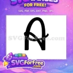 Free Minnie Bold Initial Free Letter One Font Free SVG - Instant Download